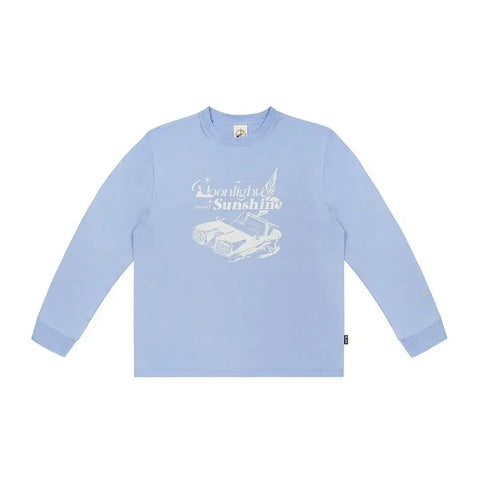 PLAVE Waypool Love Crewneck T-shirt Blue