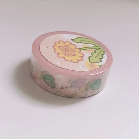 Sleepground Pixelly Spring Goods Masking Tape Dandelion