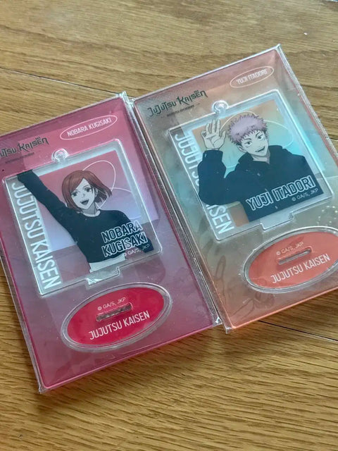 Joomiso X Jujutsu Kaisen Collaboration Acrylic Stand Itadori Yuji, Kugisaki Nobara