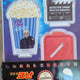 Bourbon Amuro Furuya Detective Conan Black Iron Submarine Cinema Snack Acrylic Stand