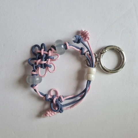 Handmade bracelet keyring