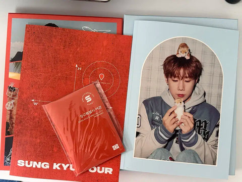 Infinite Sungkyu Fan Club Kit Season 3 & 4 Photobook Passport Photo Card