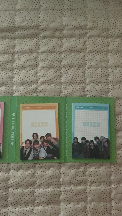 Rise memo pad