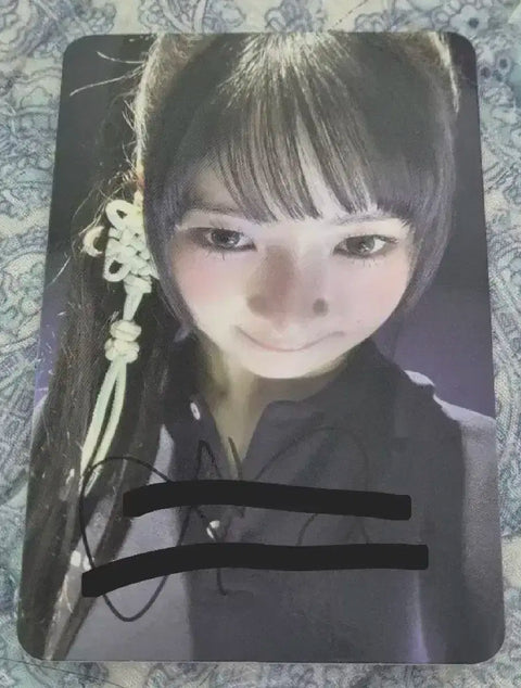 IVE Music Korea Muko Lucky Draw Signed Card Photocard Winner Benefit Rei