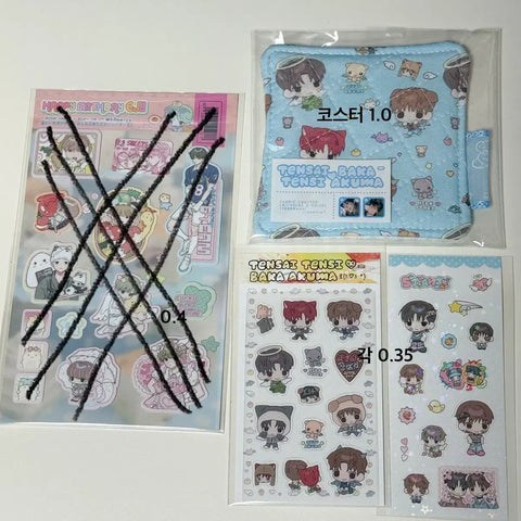 &TEAM unofficial goods Kuu-nim Nickjju sticker coaster