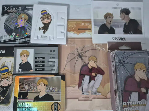 Haikyuu Miya Atsumu Pop-Up Goods Bundle for Sale