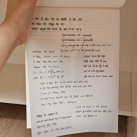 BTS BE Album Notepad