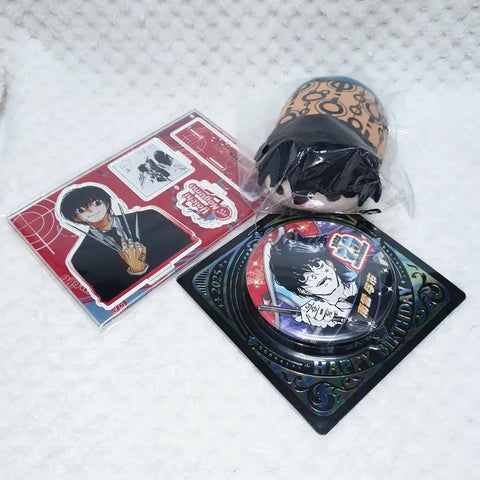 Sakamoto Days Nagumo Birthday Diorama Tsumu Can Badge