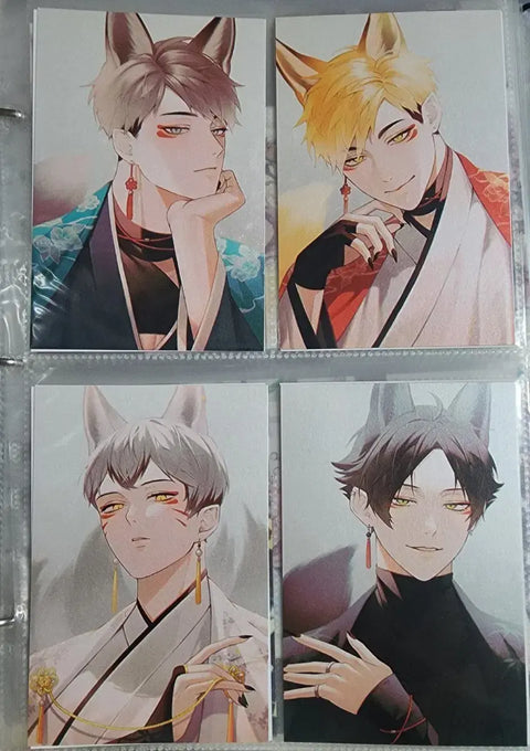 Haikyu!! postcards 4ea + photo cards 4ea