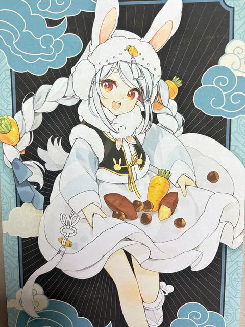 Selling Pekora collaboration cafe Animate Plus exclusive goods.