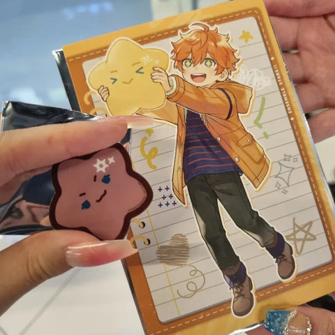 Akehoshi Subaru Ensemble Stars popup, 60,000 KRW, bonus postcard for sale.