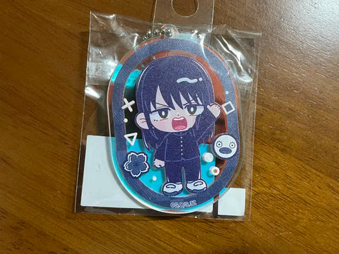 Gintama Gin Tama 3-Z Ginpachi Katsura Zura Keychain Acrylic Keyholder Aurora