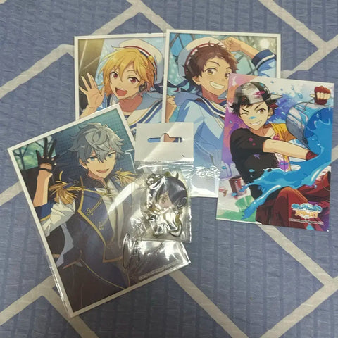 Bulk Ensemble Stars Tomoya Shinobu Mao Mitsuru Kanata Hajime Tetora PASH Card Can Badge