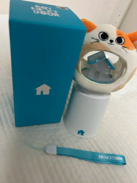 BOYNEXTDOOR Official Light Stick Wonder Stick + BBNEZ Cat Ppi Light Stick Cover Set