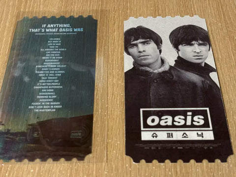 Supersonic Oasis Megabox Special Original Ticket OT Sale