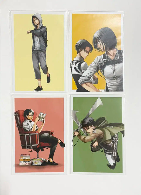 Attack on Titan Levi Original Art Bonus Postcard Bundle