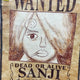 One Piece Sanji Wanted Poster for Sale