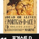 One Piece Sanji Wanted Poster for Sale