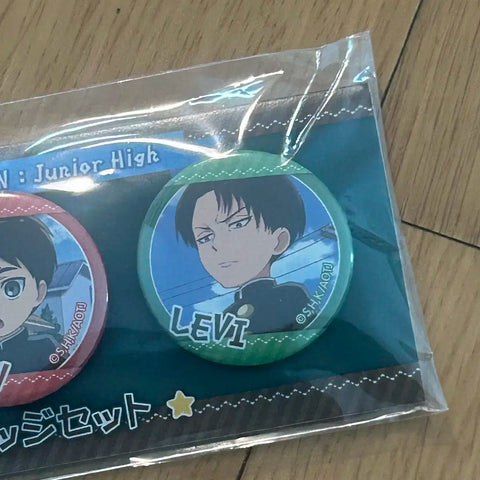 Attack on Titan, Attack Junior High, Attack! Titan Junior High, Levi Mini Can Badge