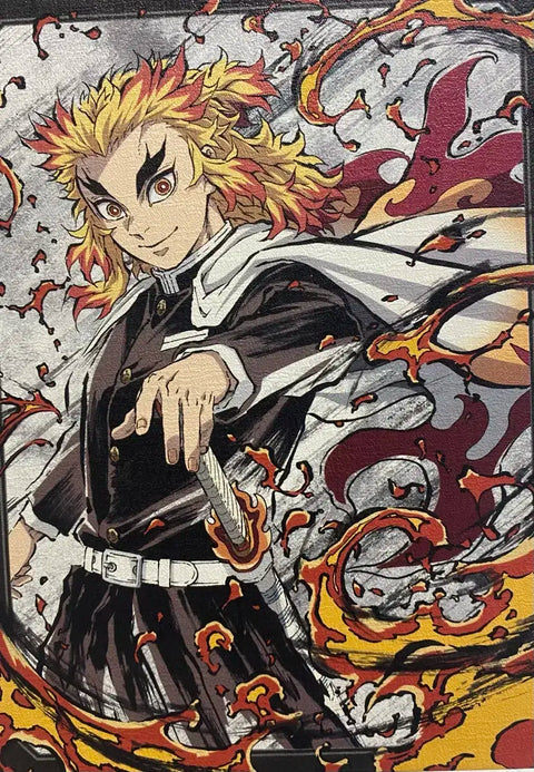 Demon Slayer: Kimetsu no Yaiba Mugen Train Blu-ray Color Paper. Memorial Board.
