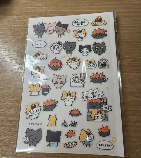 Jumeokbap-nim Haikyuu Sticker Trash Battle Hinata Kenma Kuroo Nekoma Karasuno