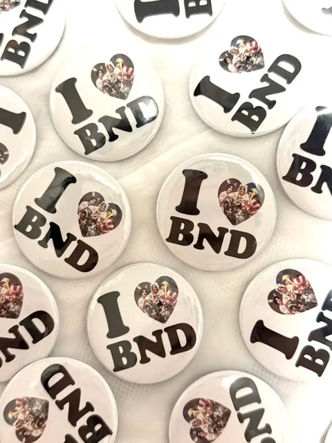 Selling I Love BONEDO Pin Badges