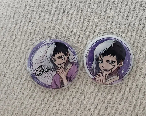 Dr. Stone Asagiri Gen Can Badge Set