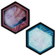 Official Goods) Akaza & Hakuji Double-Sided Glitter Acrylic Coaster