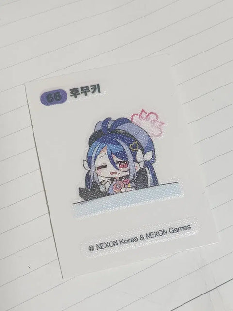 Blue Archive BA GS25 66 Fubuki Ddibudibu Seal Sticker
