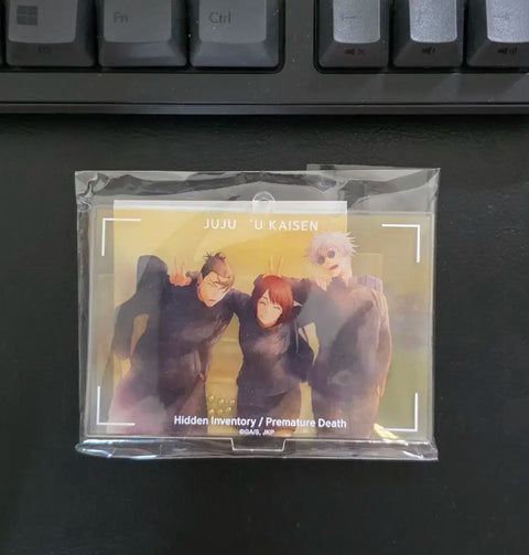 Jujutsu Kaisen Hidden Inventory/Premature Death DVD Special Edition Acrylic Keyholder Stand - Geto & Shoko & Gojo