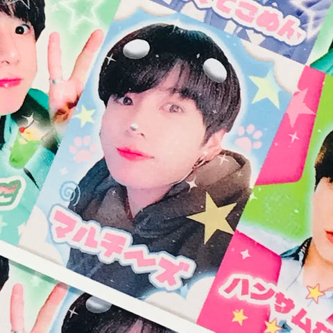 There's a photo booth (or photobooth sticker) Jungkook BTS behind-the-scenes review!