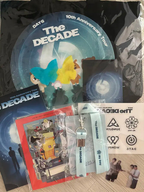DAY6 10th Anniversary Concert Admission Kit + Membership + Confetti + Tattoo Stickers