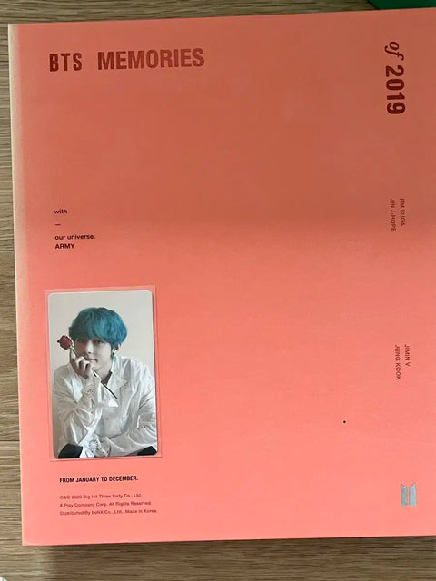 2019 Memories BTS V Kim Taehyung Photo Card