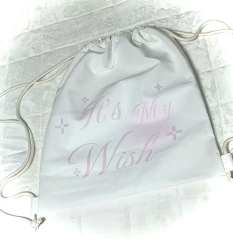Selling NCT Wish string backpack gym sack.