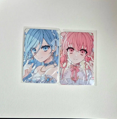 Selling Project Sekai, ProSeka, MomoJump, Shizuku, Airi photo cards.