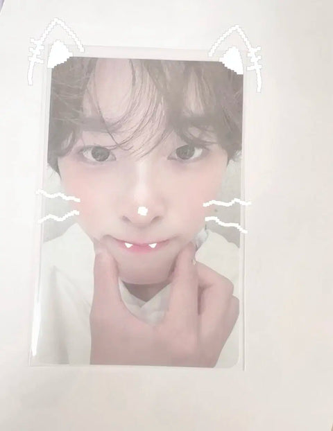 NCT Wish Riku 1st Anniversary Hat Keyring Photocard Transfer
