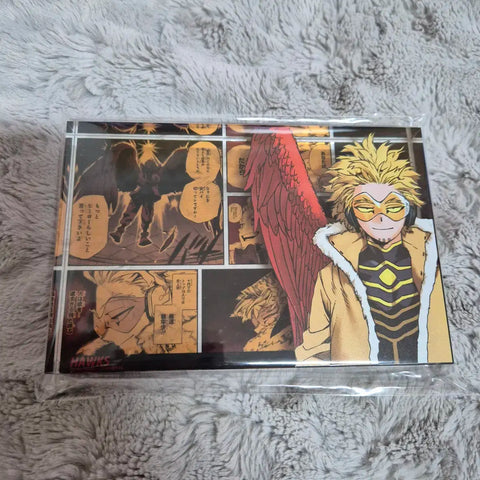 My Hero Academia Hawks 2021 Birthday Acrylic Block