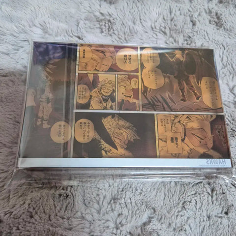 My Hero Academia Hawks 2021 Birthday Acrylic Block