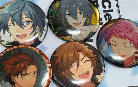 Ensemble Stars! can badges 5 pieces as a set: Niki, Kuro, Madara, Shu
