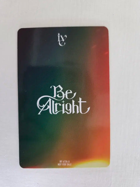IVE Baddie Yujin First Press Limited Edition E version