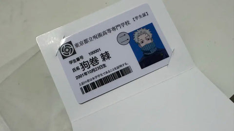 Jujutsu Kaisen 0 Inumaki Toge Student ID for Sale