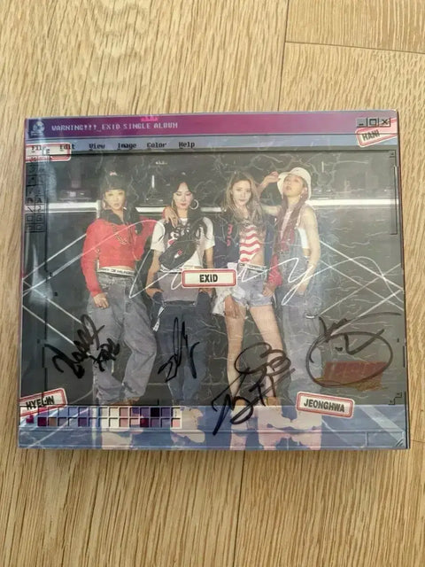 EXID Lady Autographed CD (Not for Sale)