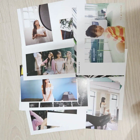 IZ*ONE Jo Yuri Now Goodbye Glassy Love Shhh D-ICON Postcard