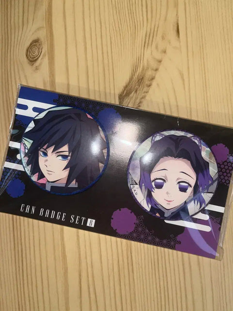 Unopened Demon Slayer Kimetsu no Yaiba Can Badge Shinobu Giyu