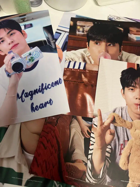 Selling DAY6 merchandise.