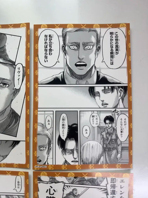 Attack on Titan, Attack on Titan (abbreviated), Erwin postcard, Erwin Smith
