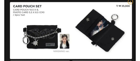 Selling aespa encore concert merchandise.