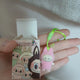 Urgent sale) Labubu doll keyring, pink, new