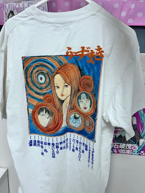 Ito Junji Uniqlo Collaboration Uzumaki T-shirt for sale