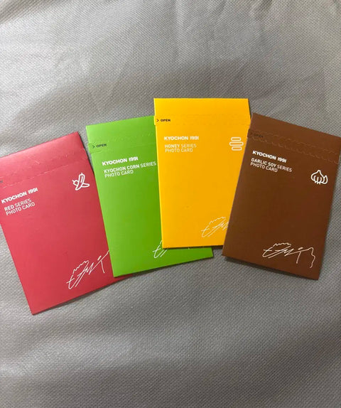 Kyochon Byeon Wooseok photocard unopened set